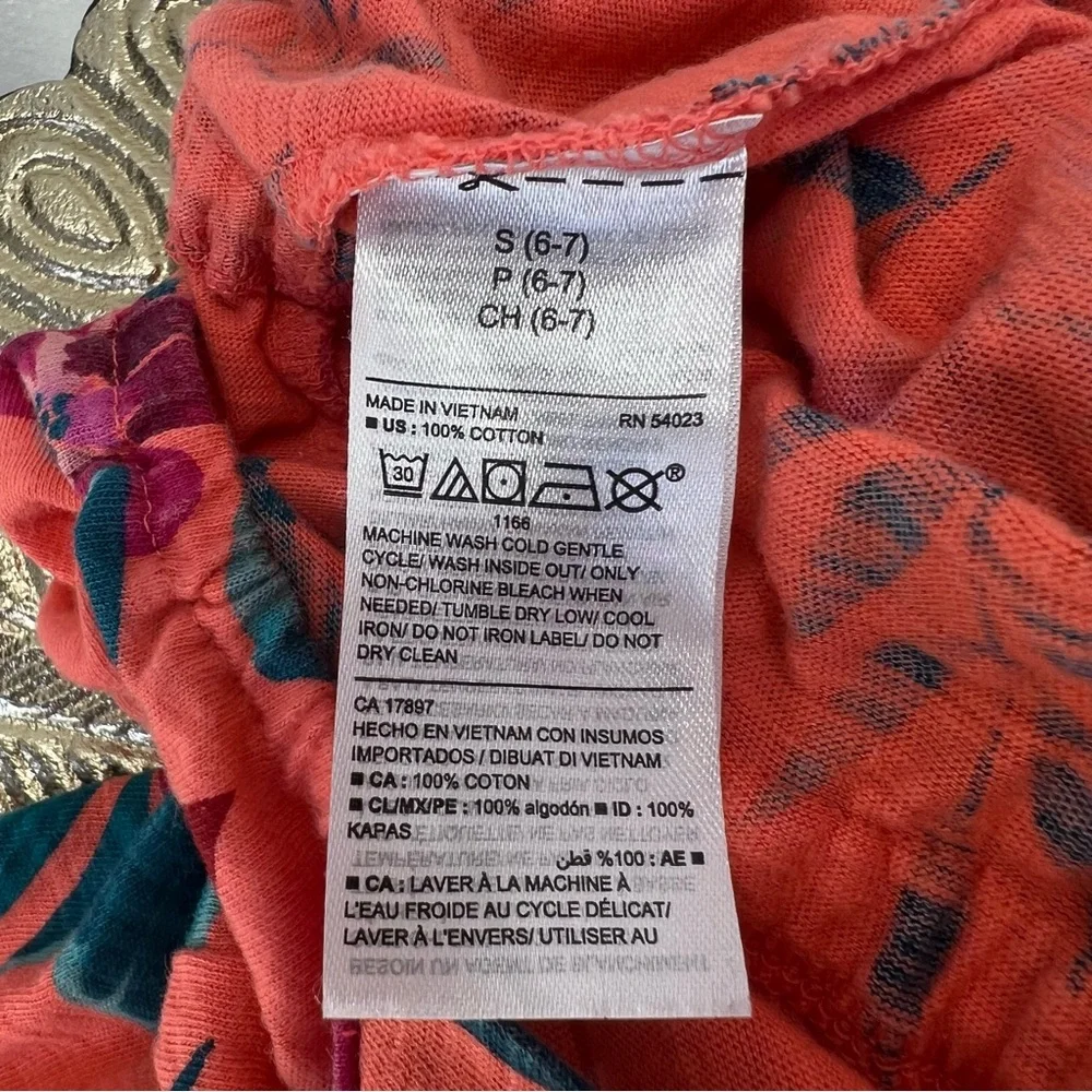 Old Navy Girls Floral Jumpsuit – Size 6–7‎ 🌺